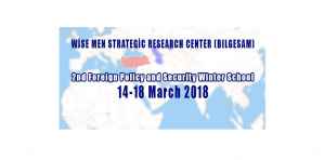 Foreign Policy and Security Winter School, 14-18 March 2018, Istanbul, Turkey