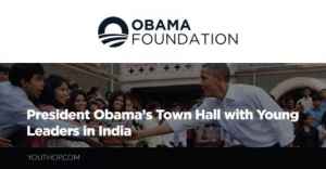 President Obama’s Town Hall with Young Leaders in India