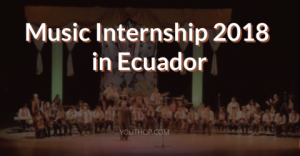 Music Internship 2024 in Ecuador