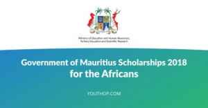 Le gouvernement de Maurice offre des bourses 2018 pour les Africains