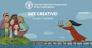 مسابقة ملصق يوم الأغذية العالمي لعام 2018 من قبل منظمة الأغذية والزراعة