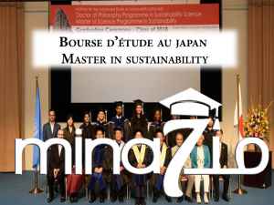 Fully funded Master of Science in Sustainability in Japan offered by United Nations