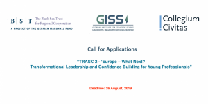 Call for applications – “TRASC 2 – ‘Europe – What Next