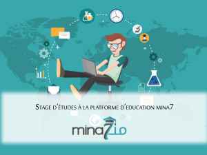 Internship at mina7 education platform for international students: