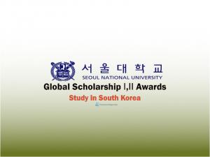 Bourses mondiales de l'Université nationale de Séoul, Corée du Sud 2024-22
