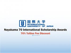 Nayakama 70 International Scholarship Awards, Japan 2021-22