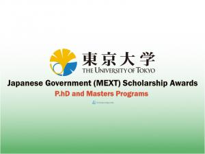 جوائز المنح الدراسية للحكومة اليابانية (MEXT) ، اليابان 2022-23