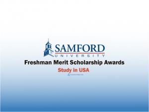 Bourses d'études Freshman Merit de l'Université de Samford, États-Unis 2024-22