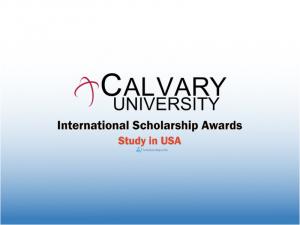 Bourses d'études internationales de l'Université Calvary, États-Unis 2021-22