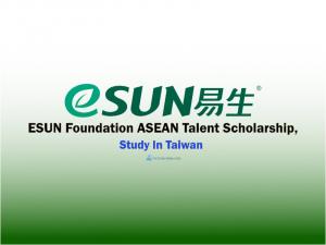 Bourse de talent ASEAN de la Fondation ESUN, Taïwan