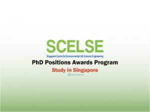 Programme de bourses de doctorat SCELSE à Singapour