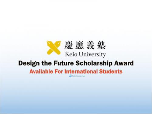 Design the Future Scholarship Award at Keio University