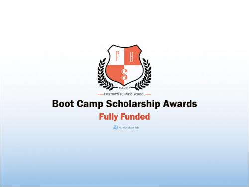 جوائز منحة Boot Camp في كلية فريتاون للأعمال