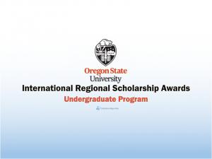 International Regional Scholarship Awards at Oregon State University