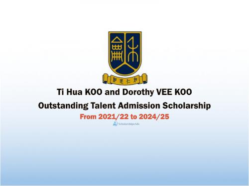 Bourse d'admission de talent exceptionnel Ti Hua KOO et Dorothy VEE KOO au Lee Woo Sing College