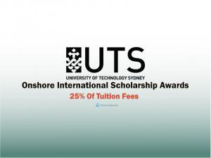  UTS Onshore Postgraduate International Scholarship Awards