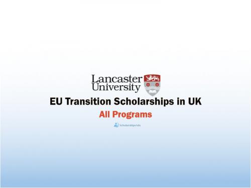 The Lancaster EU Transition Scholarship