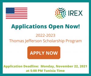 Fully funded scholarships in USA for Tunisians Thomas Jefferson   program