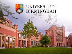 University of Birmingham Mathematics International Achievement Scholarship, UK 2022-23