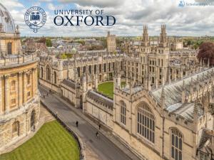 Verulam Buildings Scholarships at University of Oxford, UK 2022-23