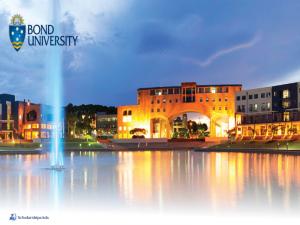 منحة جامعة بوند الدولية للتميز الجامعيين ، أستراليا 2022-23