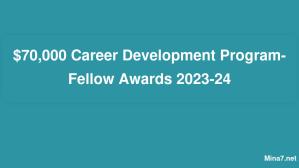 $70,000 Career Development Program-Fellow Awards 2023-24